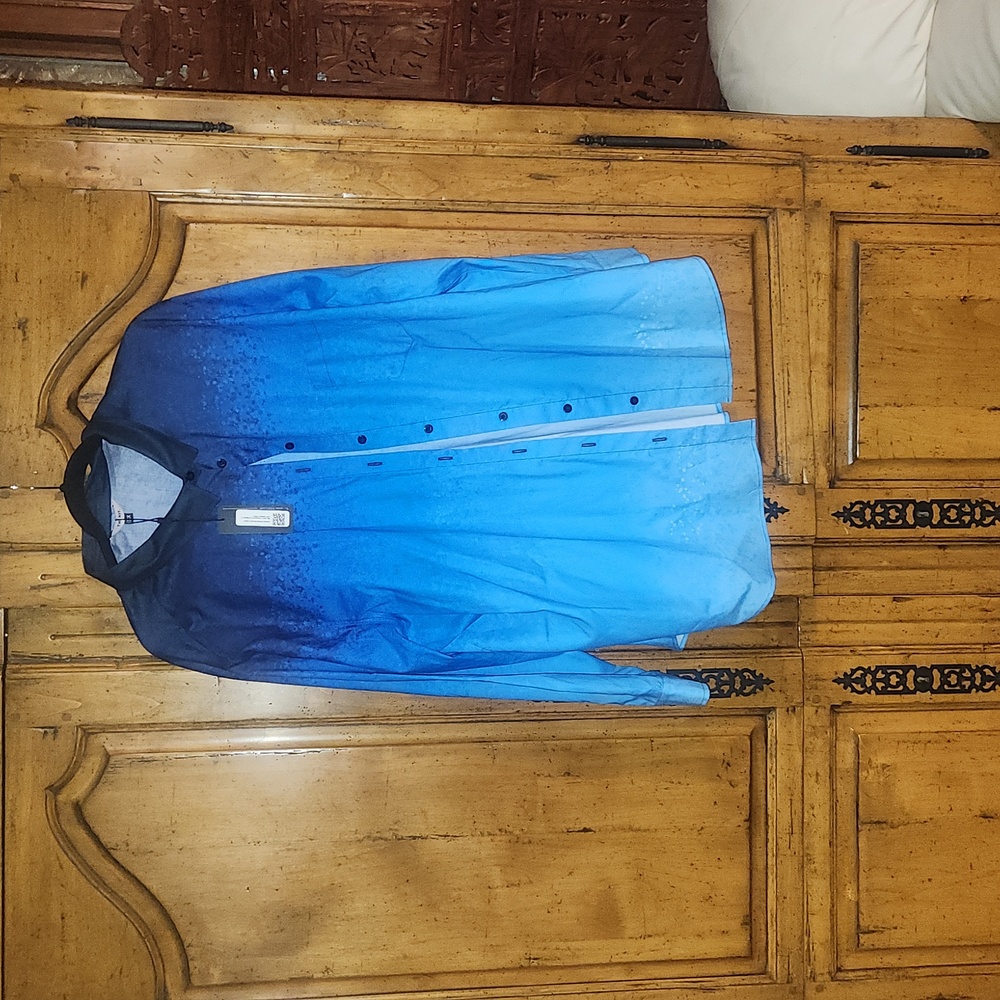 The Kit Zoe Shirt Powdered Cornflower 3x New With Tags